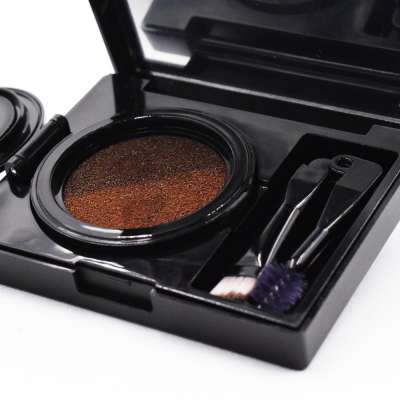 2 colors makeup waterproof air cushion eyebrow with Eyebrow Brush and Mirror